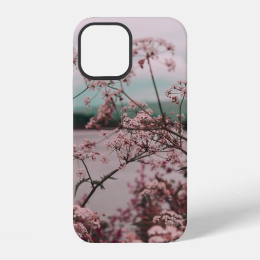 ピンクの花 iPhoneケース (裏面)