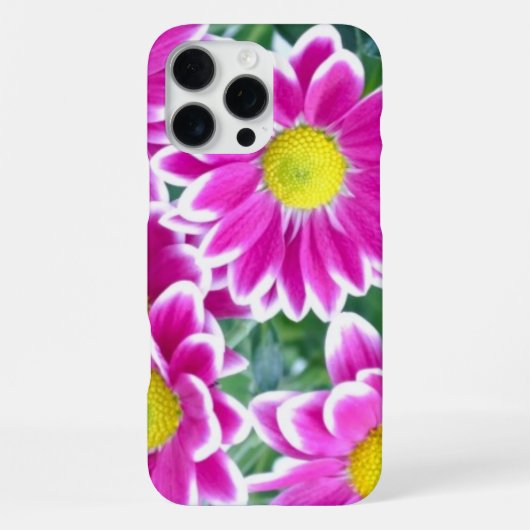 ピンクの花 iPhoneケース (裏面)