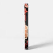 ピンクの花 iPhoneケース (左側面)