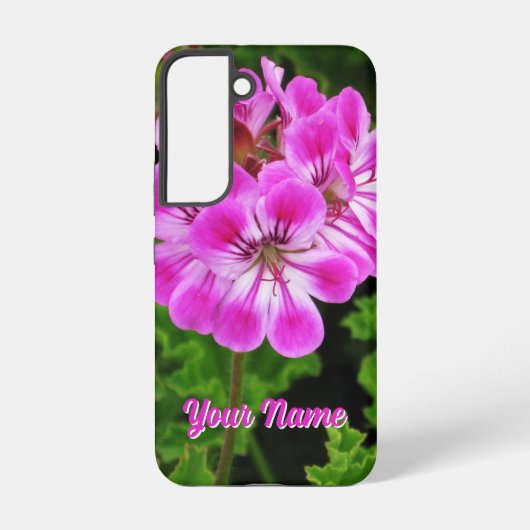 ピンクの花 –  SAMSUNG GALAXYケース (裏面)