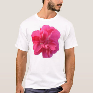 ピンクの花 Tシャツ