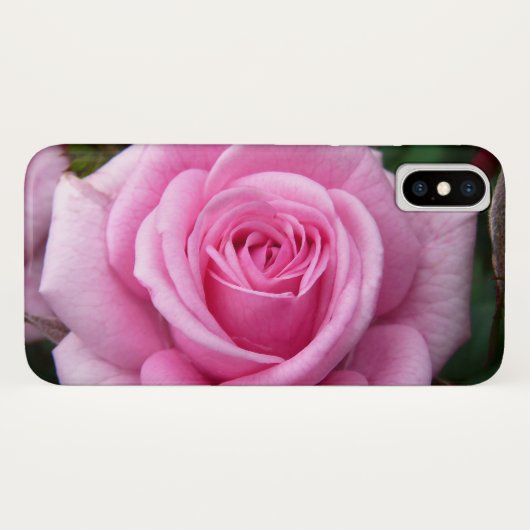 ピンクの花iPhoneケースパーソナライズされたバラギフト Case-Mate iPhoneケース (裏面(横))
