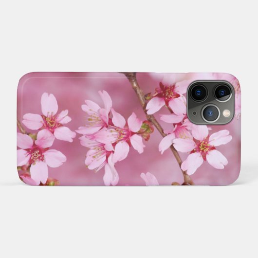 ピンクの花iPhoneケース Case-Mate iPhoneケース (裏面(横))