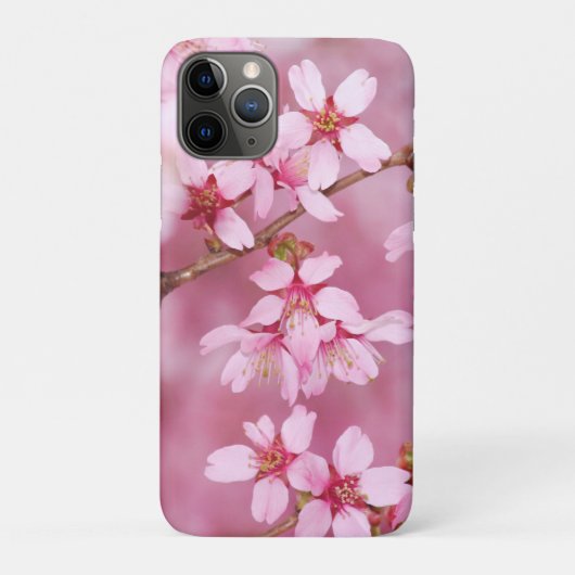 ピンクの花iPhoneケース Case-Mate iPhoneケース (裏)