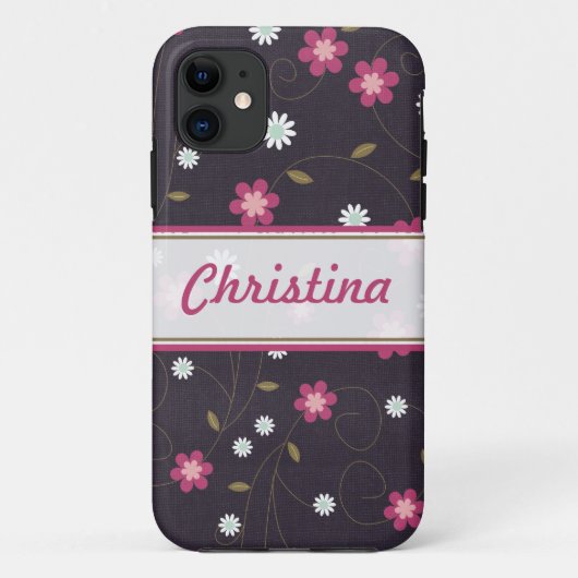 ピンクの花iPhone 5 Mate Kolly There™ケース Case-Mate iPhoneケース (裏面)
