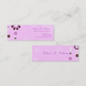 ピンクの花mommyカード コーリングカード (正面/裏面)