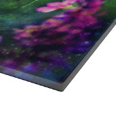 ピンクの花N Beeに対して世界のカッティングボード カッティングボード (角)