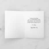 ピンクの花Niece Happy Mother's Day Card カード (内部)