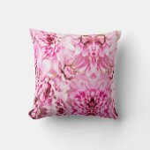 ピンクの菊の花 クッション (正面)