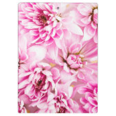 ピンクの菊の花 クリップボード (裏面)