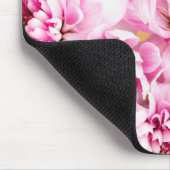 ピンクの菊の花 マウスパッド (コーナー)