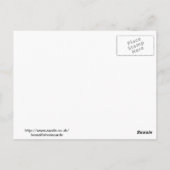 ピンクの菊の葉のポストカード ポストカード (裏面)