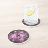 ピンクの華々しい コースター (側面)