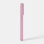 ピンクの華やかなストライプ柄 iPhoneケース (右側面)