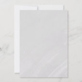 ピンクの華やかなネイルポリッシュ 招待状 (裏面)