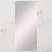 ピンクの華美フローラ メニュー (裏面)