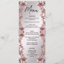 ピンクの華美フローラ メニュー
