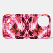 ピンクの落書きパターンケースメイトiPhoneケース Case-Mate iPhoneケース (裏面 (横))