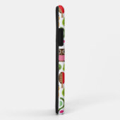 ピンクの葉の木のレトロのフクロウパターン Case-Mate iPhoneケース (裏面/右)