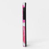 ピンクの葉付きケースメイトのケース Case-Mate iPhoneケース (裏面/左)