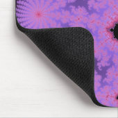 ピンクの葉状体のマウスパッド マウスパッド (コーナー)