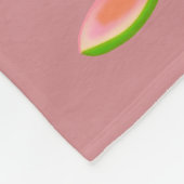 ピンクの蓮の花の埃っぽいバラ色 フリースブランケット (角)