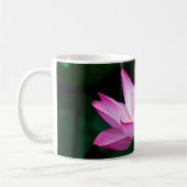 ピンクの蓮の花 コーヒーマグカップ (左)