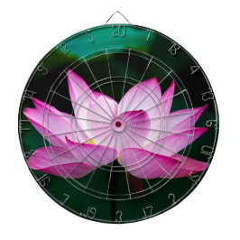 ピンクの蓮の花 ダーツボード