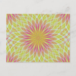 ピンクの蓮の花 ポストカード