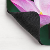 ピンクの蓮の花 マウスパッド (コーナー)