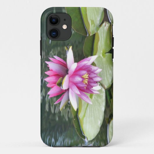 ピンクの蓮の花 Case-Mate iPhoneケース (裏面)