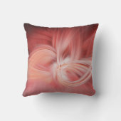 ピンクの蓮エレガントのモダン抽象芸術光パターン クッション (裏面)