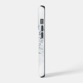 ピンクの蓮ボホーフォンケース iPhoneケース (左側面)