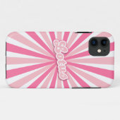 ピンクの蓮 Case-Mate iPhoneケース (裏面(横))