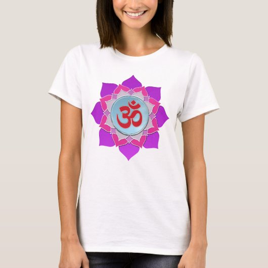 ピンクの蓮 Tシャツ (正面)