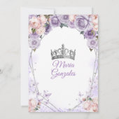 ピンクの薄紫ミクリン15アノスクラウンキンセアニラ 招待状 (裏面)