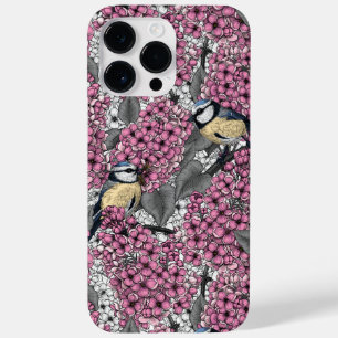 ピンクの薄紫園の鳥 Case-Mate iPhone 14 PRO MAXケース
