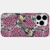 ピンクの薄紫園の鳥 Case-Mate iPhoneケース (裏面 (横))