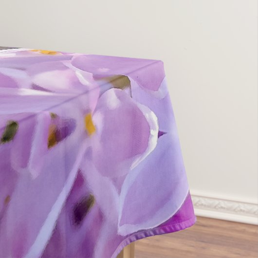 ピンクの薄紫花 テーブルクロス (インサイチュ)