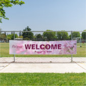 ピンクの薄紫花 横断幕 (インサイチュ)