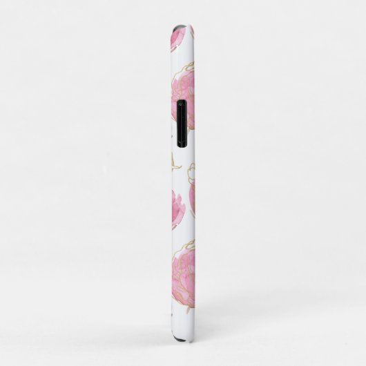 ピンクの薔薇 Case-Mate iPhoneケース (裏面/右)