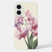 ピンクの蘭のボタニカル Case-Mate iPhoneケース (裏面)