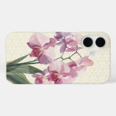 ピンクの蘭のボタニカル Case-Mate iPhoneケース (裏面 (横))