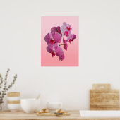 ピンクの蘭のポスター ポスター (キッチン)