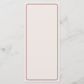 ピンクの蘭の滝 メニュー (裏面)