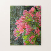 ピンクの蘭の花が咲く美しい写真 - ジグソーパズル (縦)