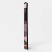 ピンクの蘭の花 フラワー iPhone カバー (裏面/左)