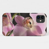 ピンクの蘭の花 フラワー iPhone カバー (裏面(横))
