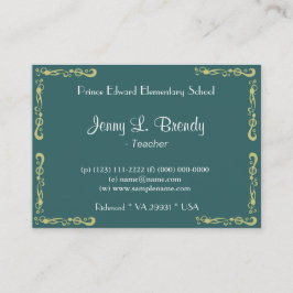 ピンクの蘭の花、花の写真 名刺