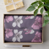 ピンクの蘭の花 薄葉紙 (ギフト)